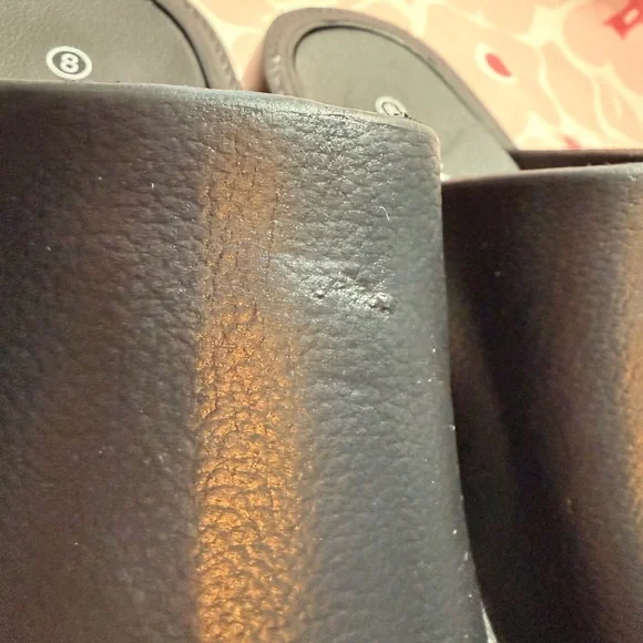 Rouge Helium Black Slip-On Platform Mules – Size 8 (NWOT) - Picture 6 of 6